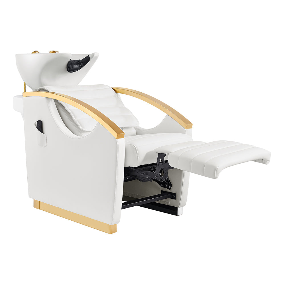 DIR Bella V Gold Reclining Salon Shampoo Massage Chairs