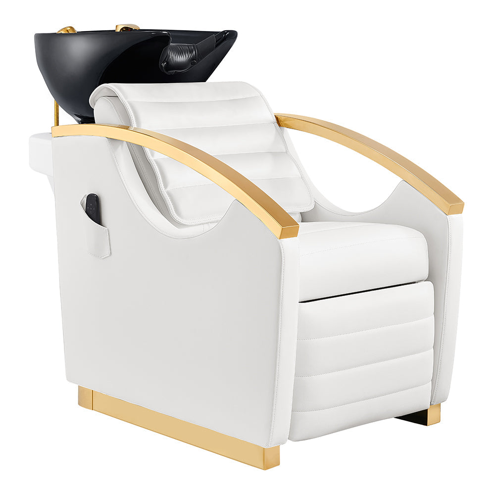 DIR Bella V Gold Reclining Salon Shampoo Massage Chairs