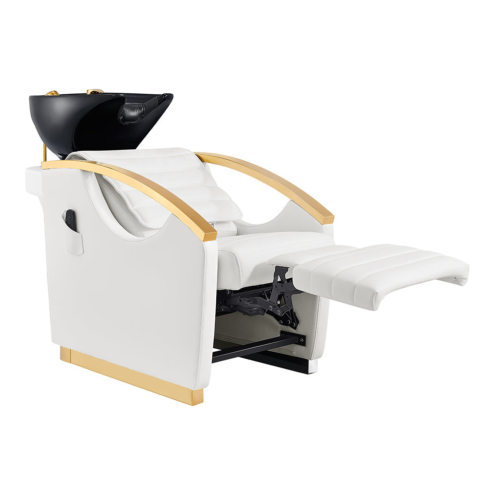 DIR Bella V Gold Reclining Salon Shampoo Massage Chairs