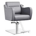 DIR Bellano Modern Hair Salon Chair - Gray / Square Base