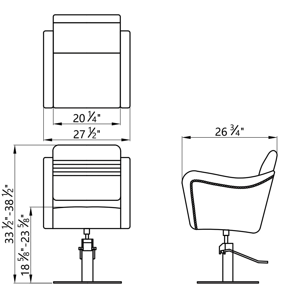 DIR Captain Salon Chair