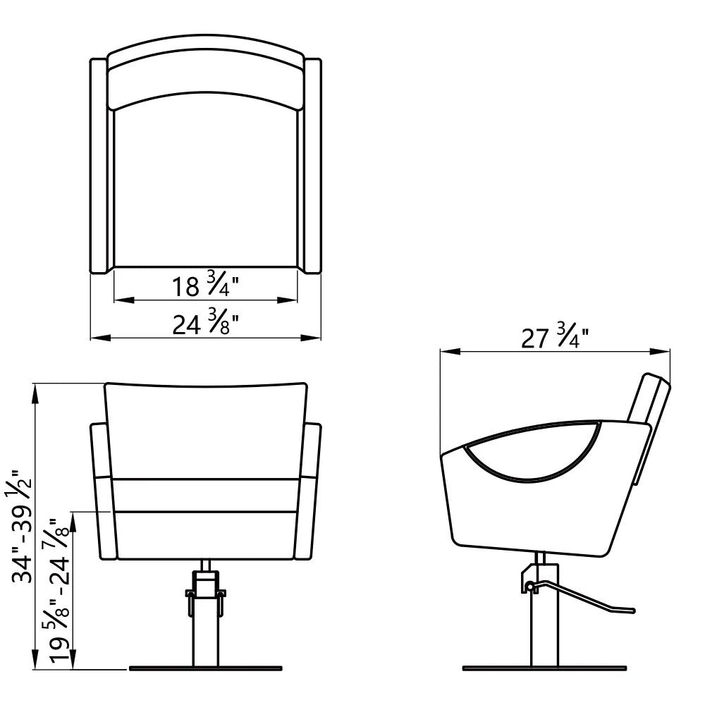 DIR Creativita Salon Styling Chair
