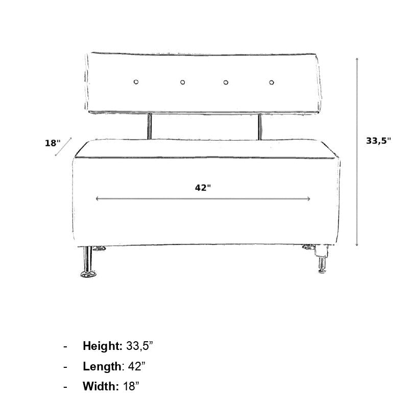 BELAVA SALON SEATERS - Double Seater