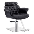 DIR Empress Styling Salon Chair - Black / Square Base