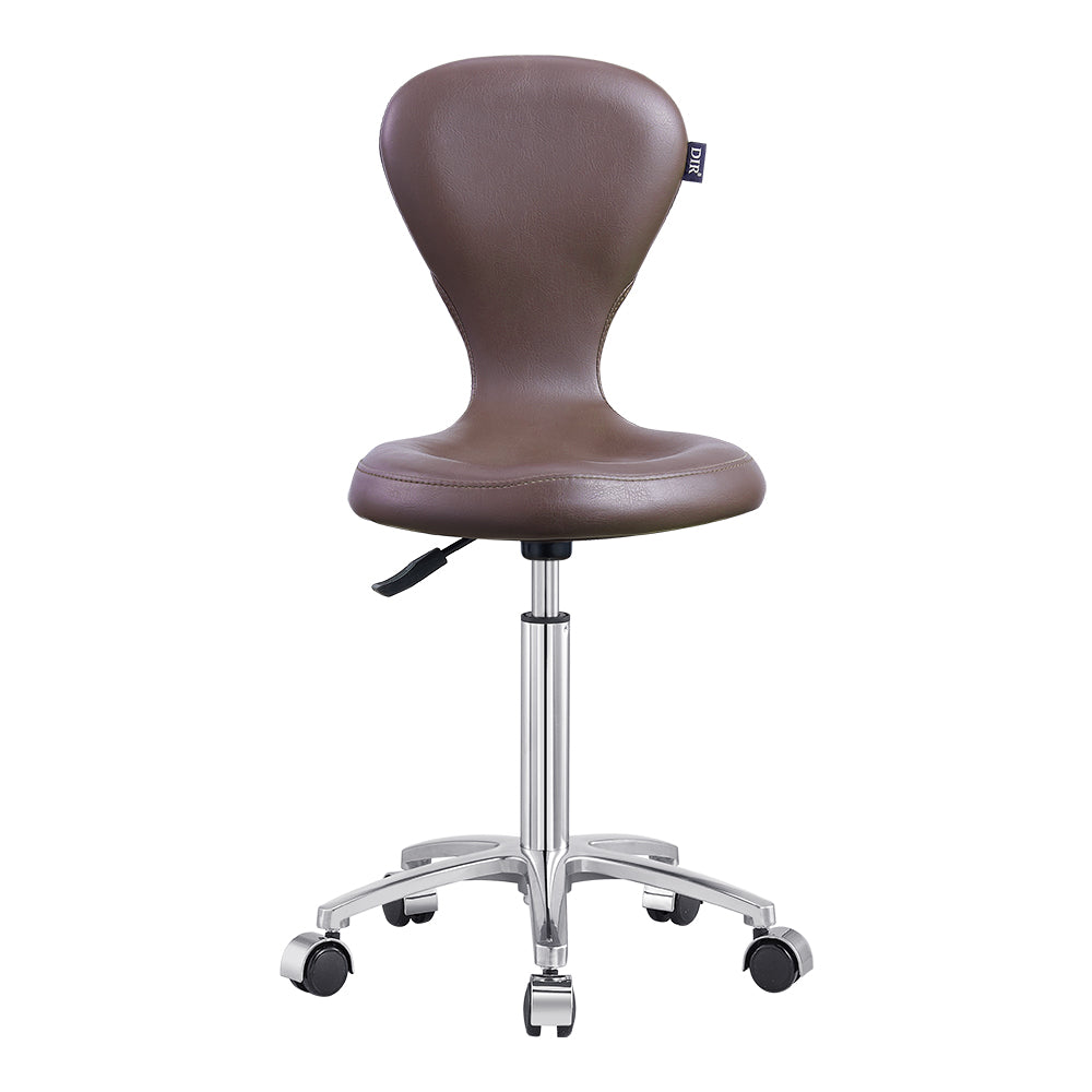 DIR Futuro Adjustable Rolling Stool Chair