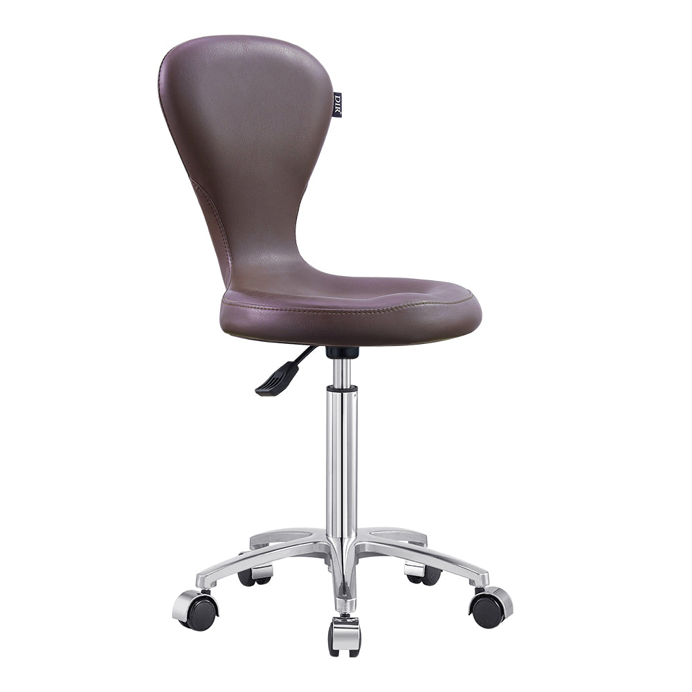 DIR Futuro Adjustable Rolling Stool Chair
