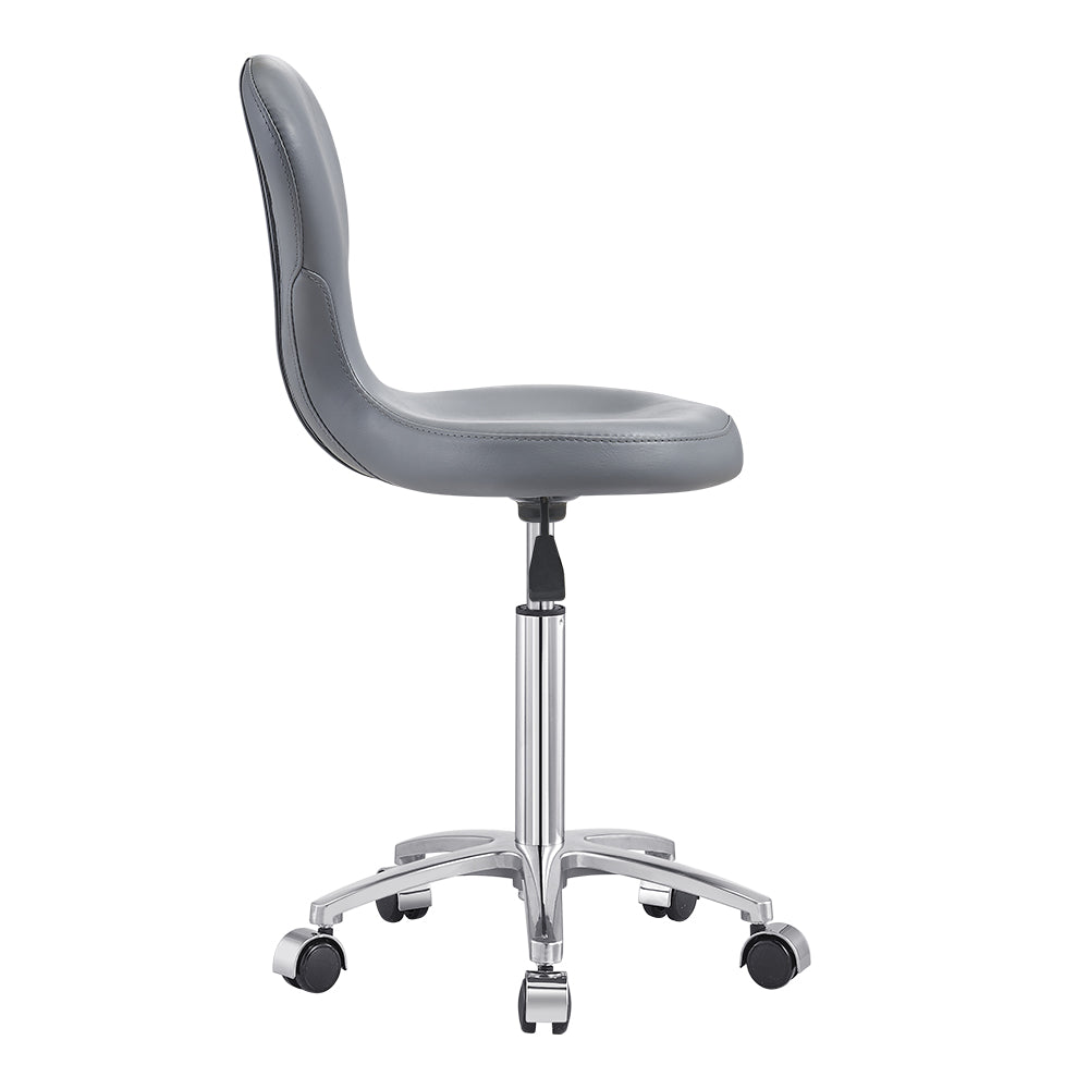 DIR Futuro Adjustable Rolling Stool Chair