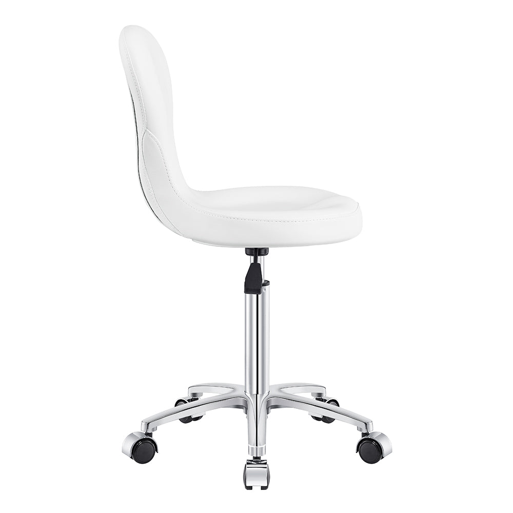 DIR Futuro Adjustable Rolling Stool Chair