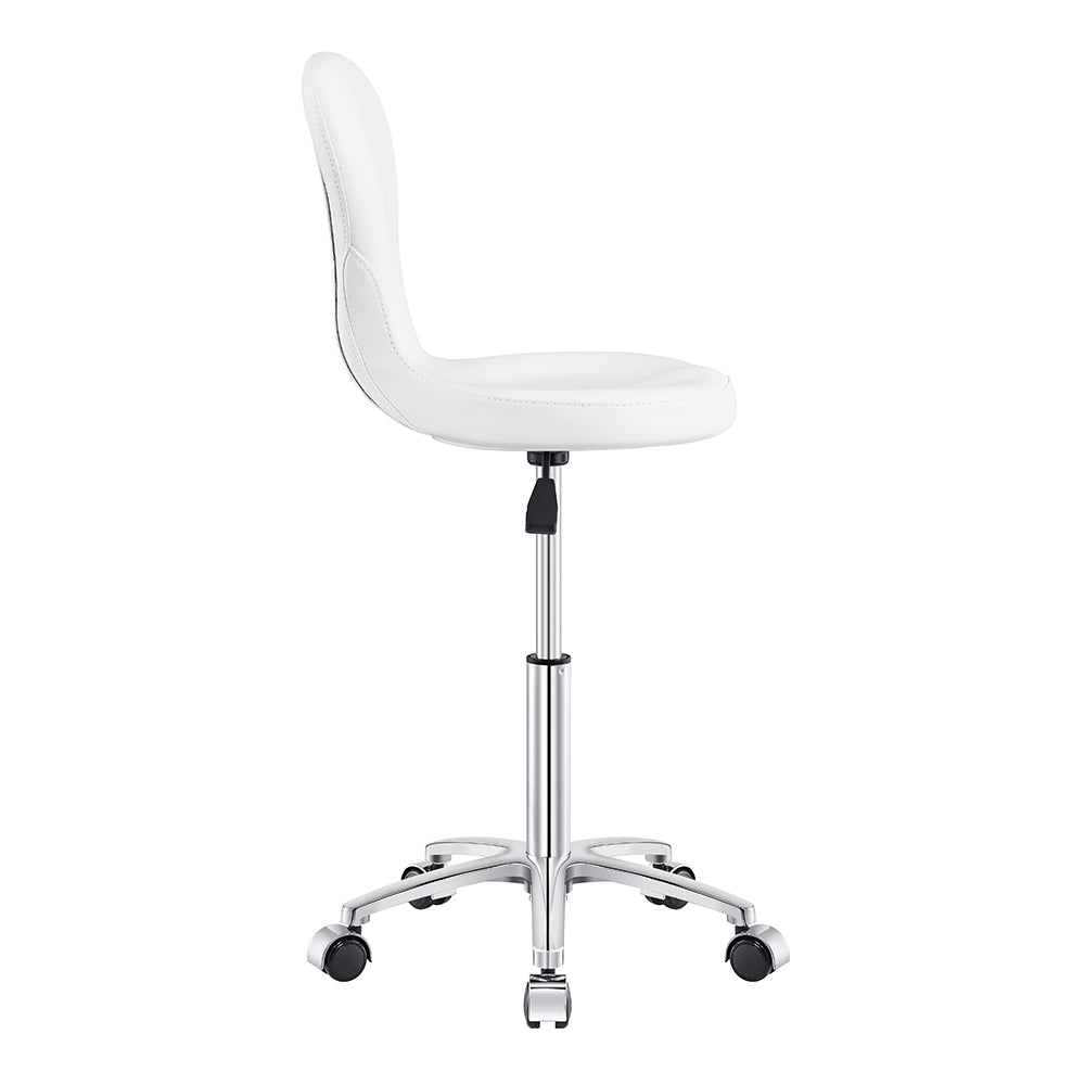 DIR Futuro Adjustable Rolling Stool Chair