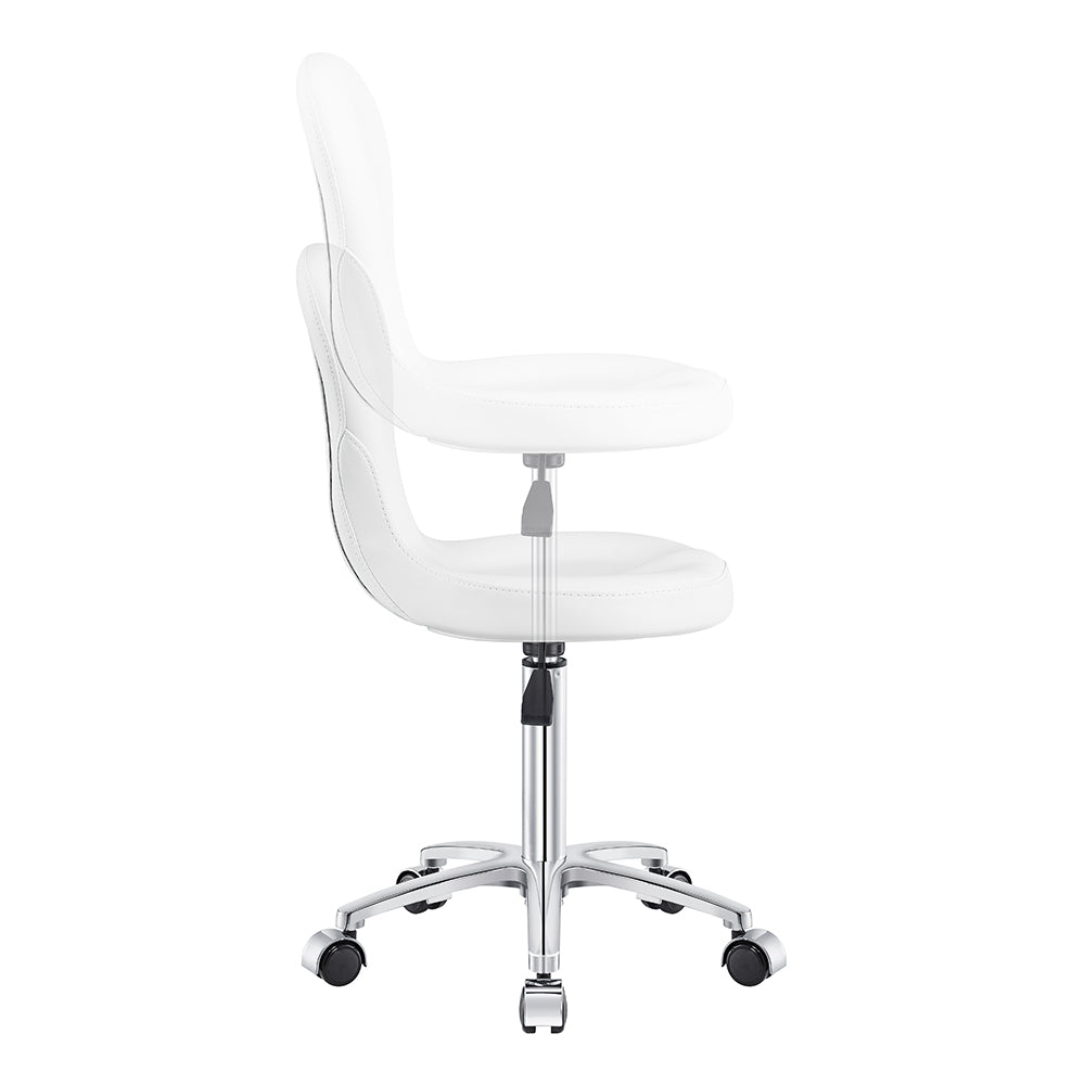 DIR Futuro Adjustable Rolling Stool Chair