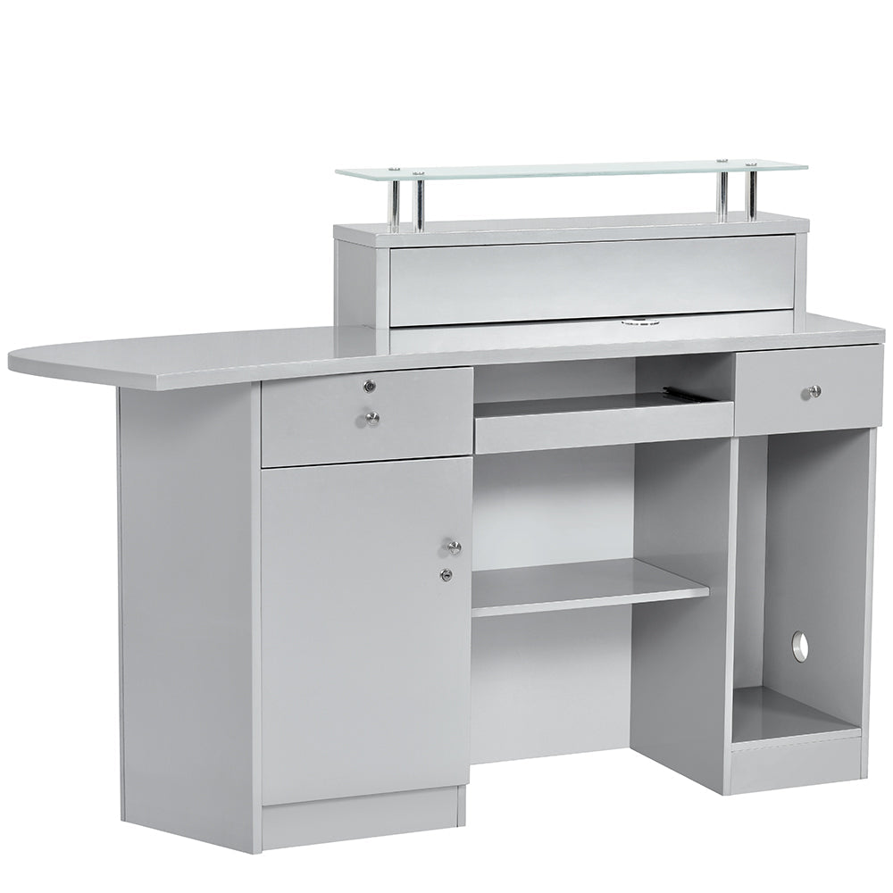 DIR Gattino Modern Reception Desk ADA approved with LED Lighting