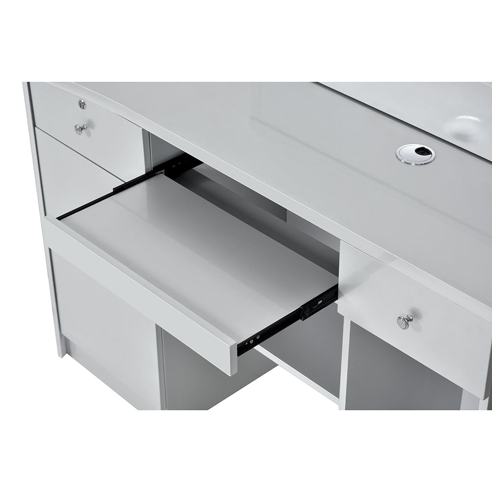 DIR Gattino Modern Reception Desk ADA approved with LED Lighting