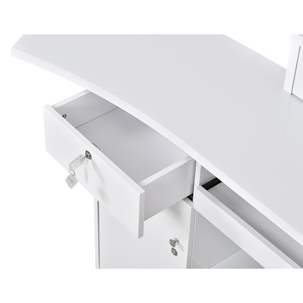 DIR Gattino Modern Reception Desk ADA approved with LED Lighting