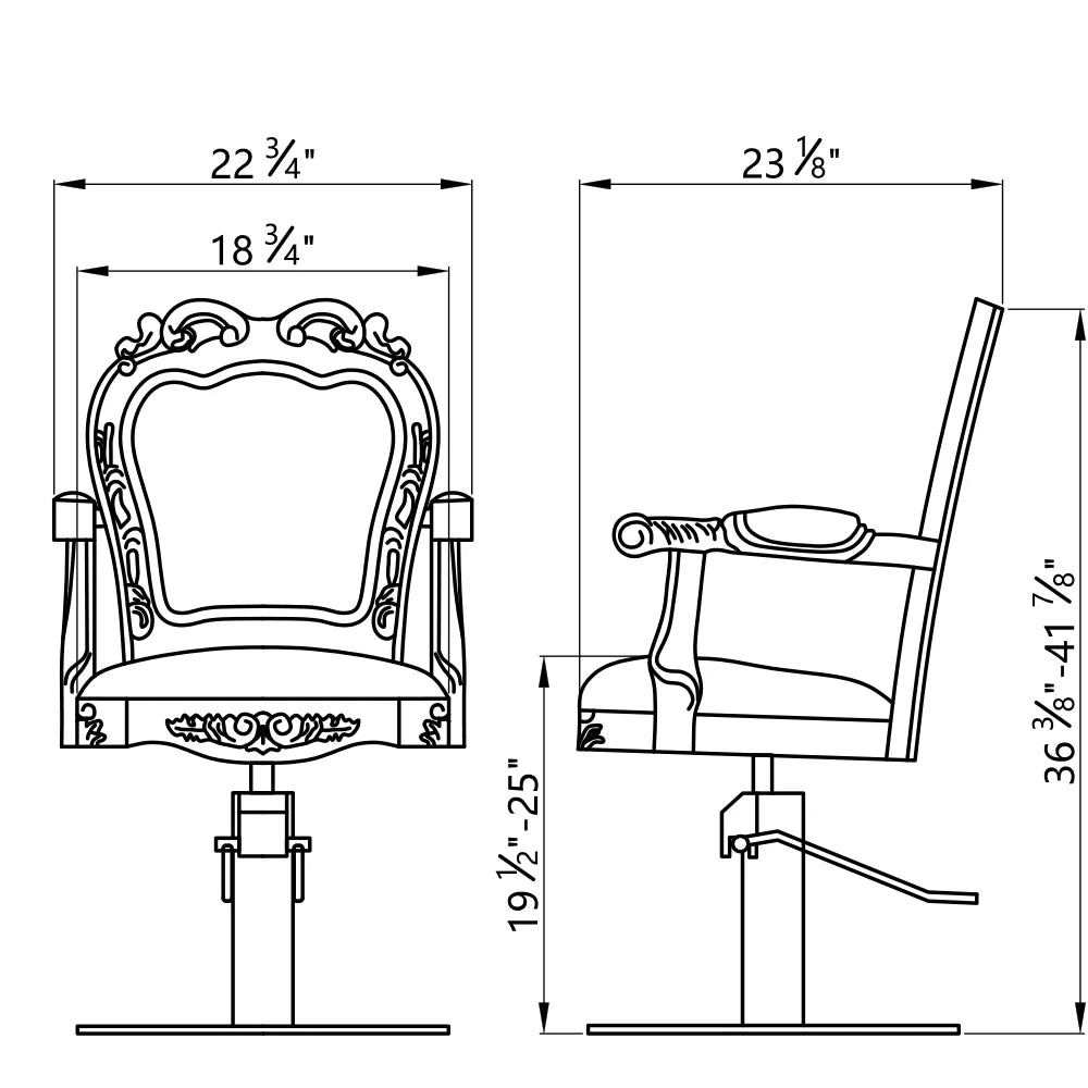 DIR Georgia Antique Salon Chair