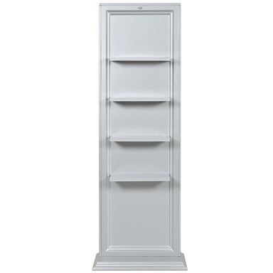 Double Salon Shelves for products in gray