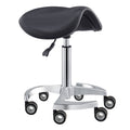 DIR Harmony Saddle Stool Chair - Black