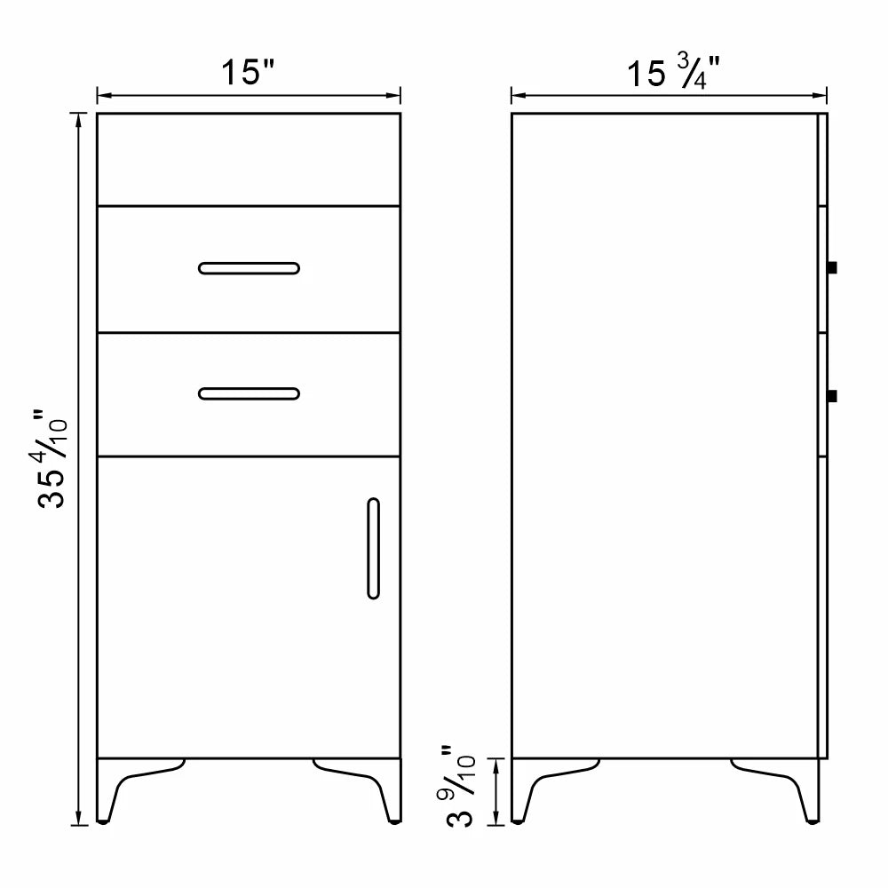 DIR Harper Salon Stations Cabinets