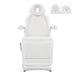 DIR Pavo Electric Treatment Table reclined side view — White