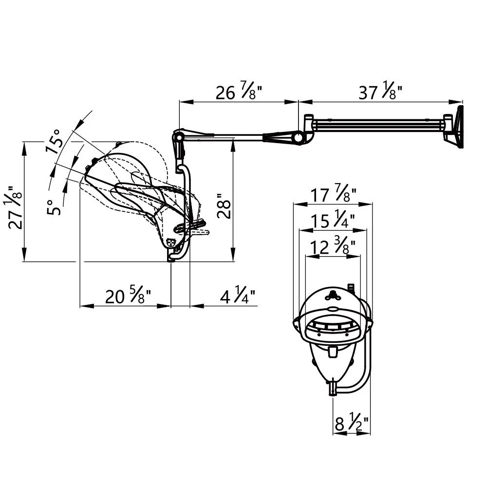DIR ION Wall Mounted Salon Hair Steamer