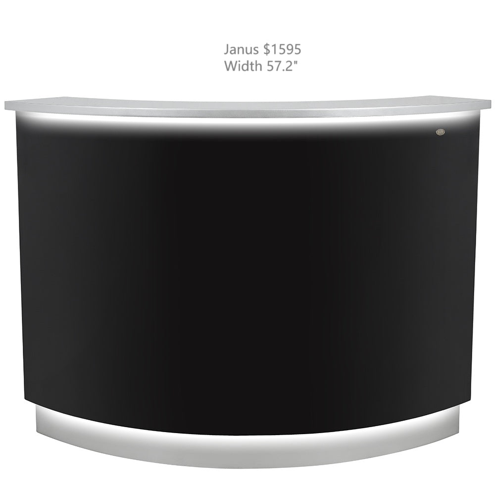 DIR Janus Combination - LED Illuminated Curved Reception Desk