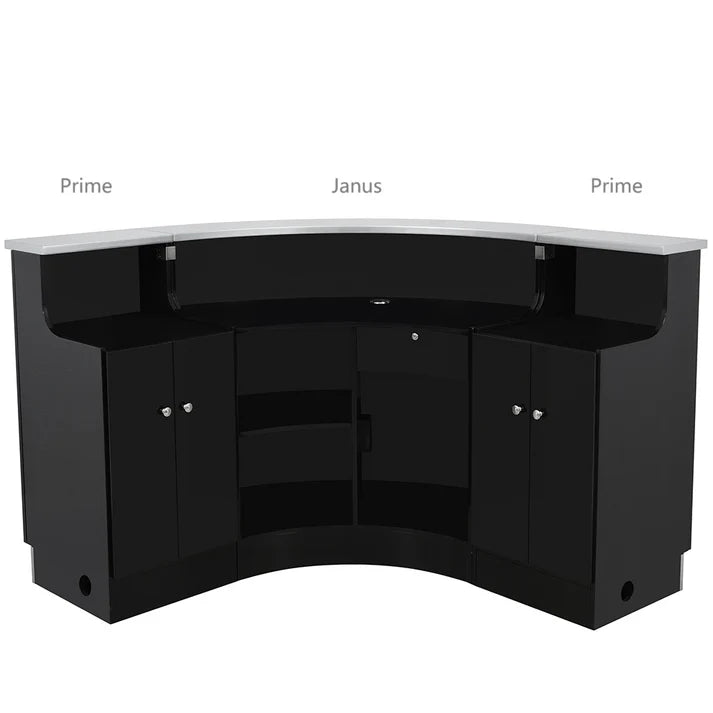 DIR  Janus Combination - LED Illuminated Curved Reception Desk