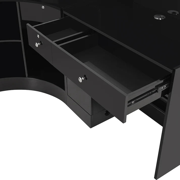 DIR  Janus Combination - LED Illuminated Curved Reception Desk