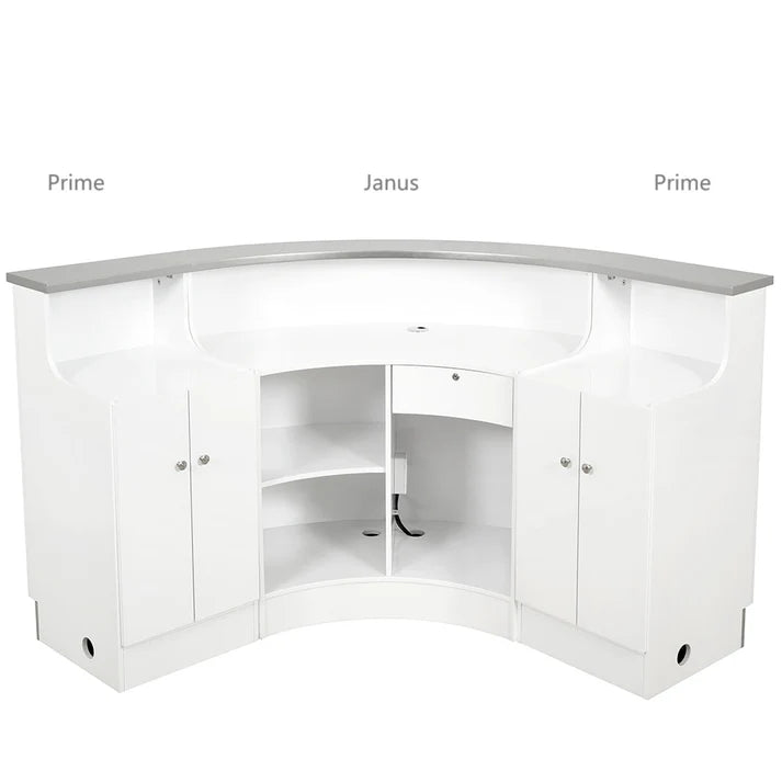 DIR  Janus Combination - LED Illuminated Curved Reception Desk