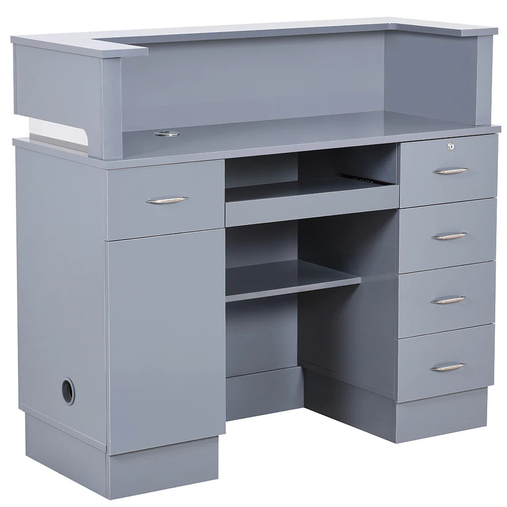 Generic Reception DIR Langara LED Modern Reception Desk — Dharma Wellness Equipment