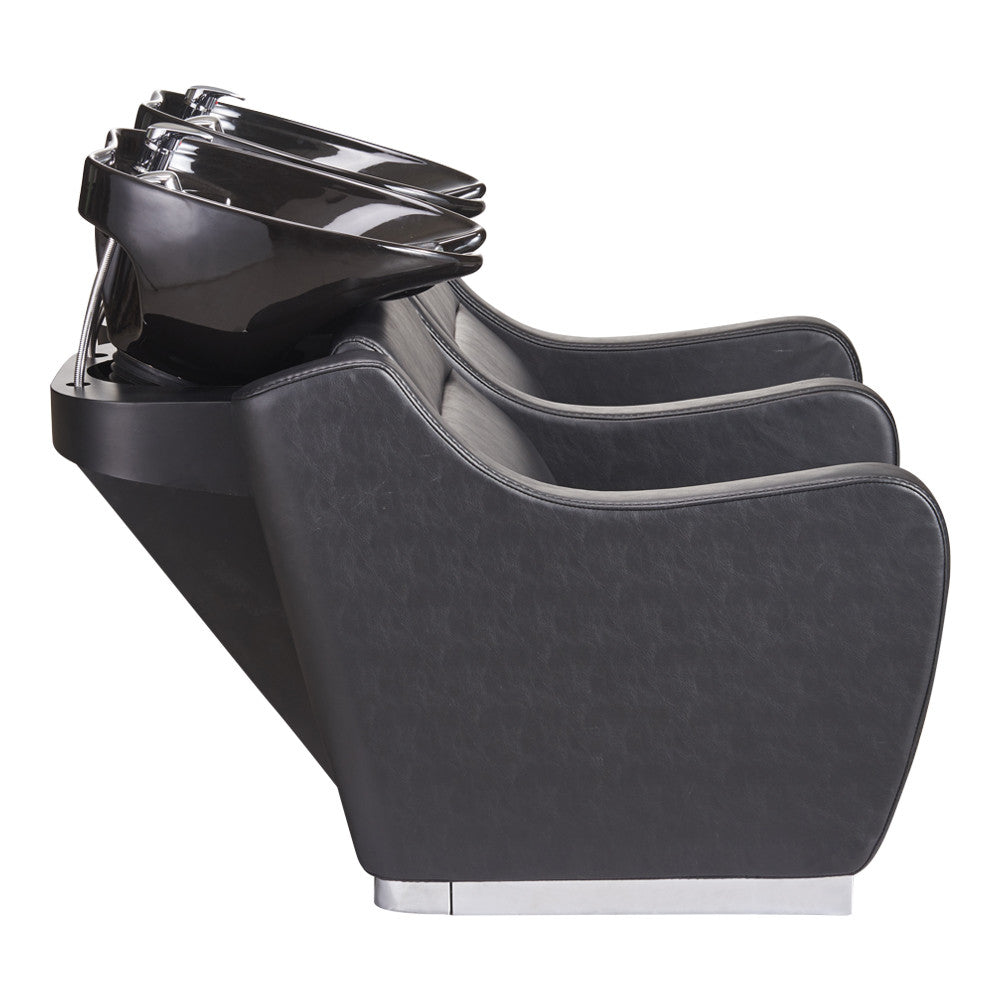 DIR Majestic Double Seats Shampoo Chair – Space-Saving Salon Solution