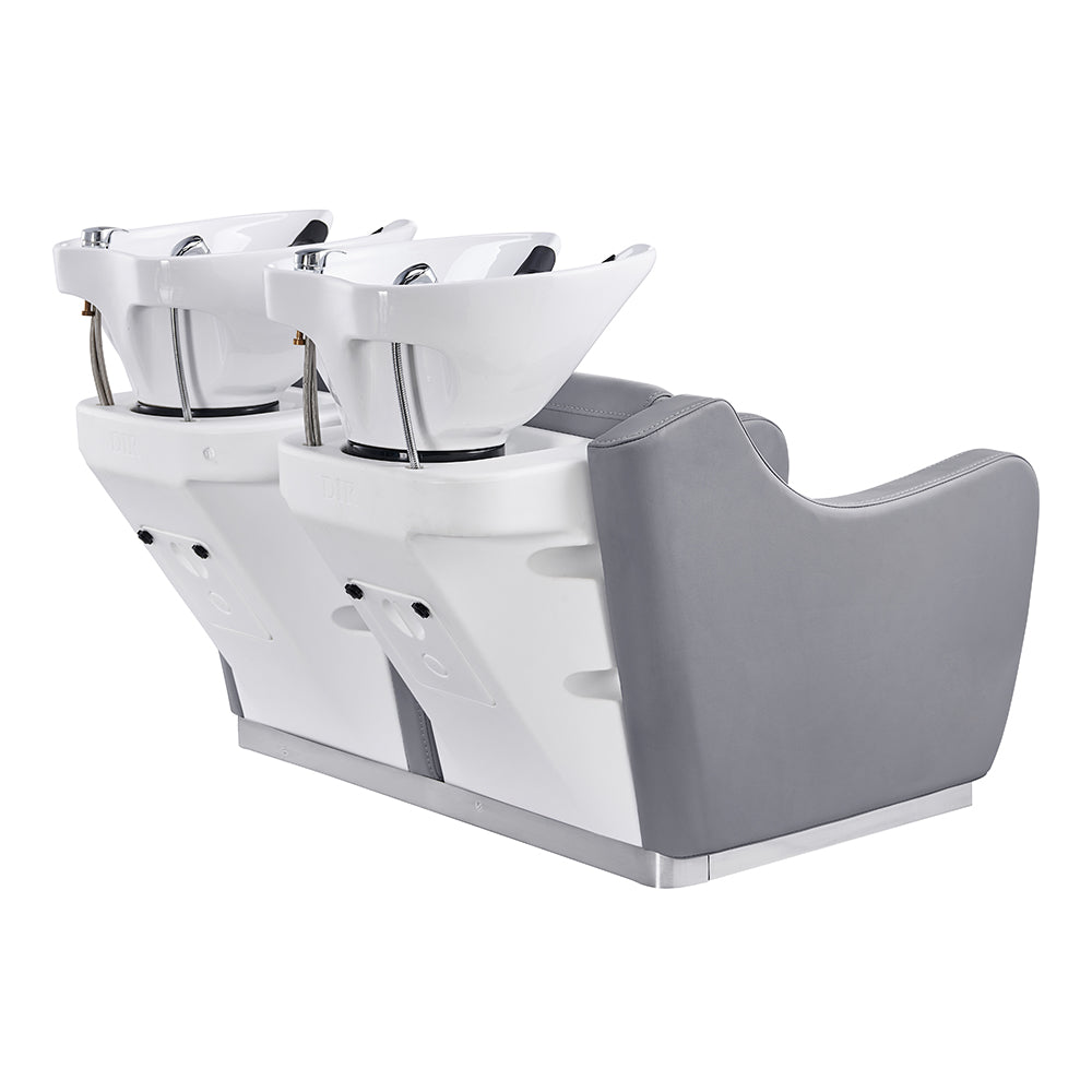 DIR Majestic Double Seats Shampoo Chair – Space-Saving Salon Solution