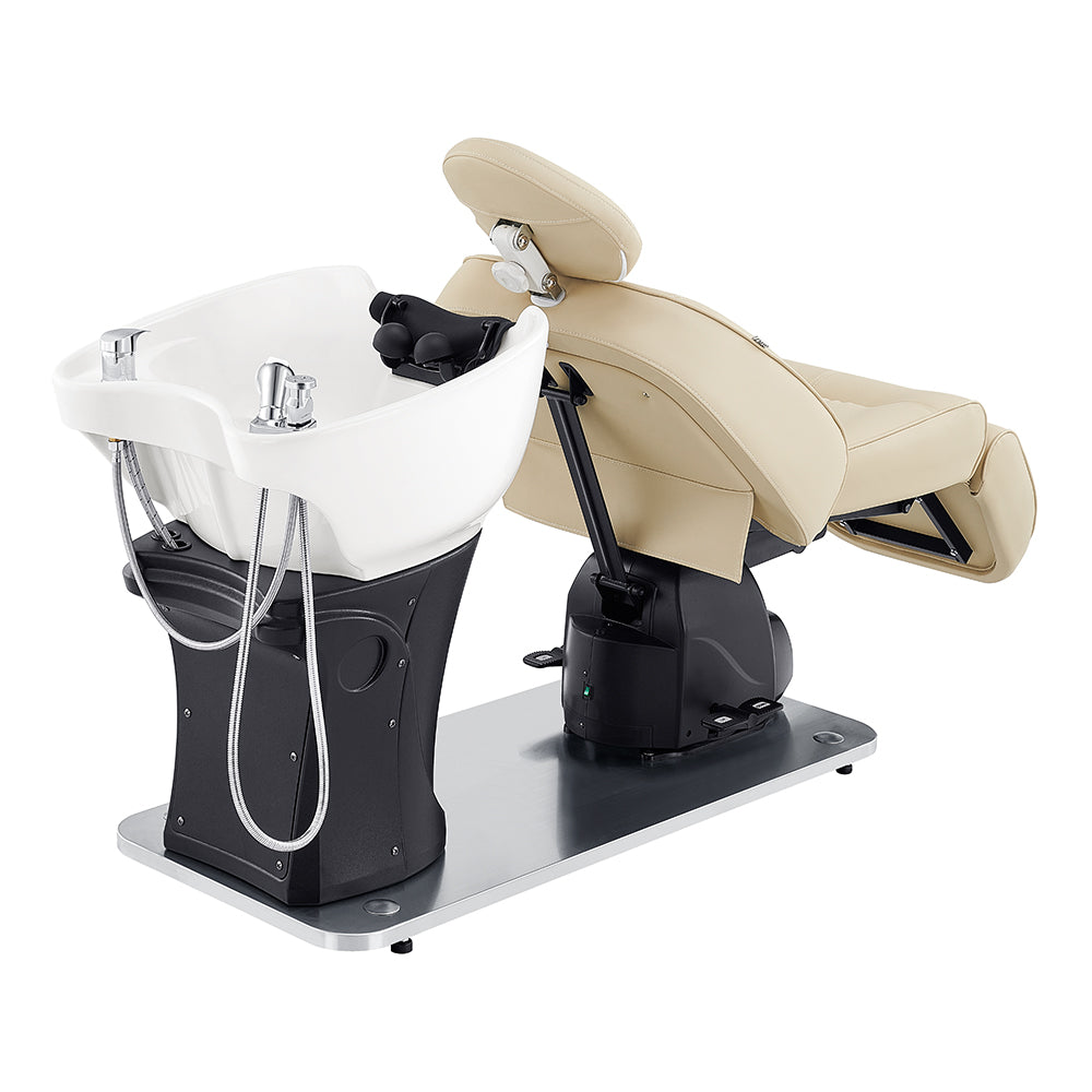 DIR Maximus Spa Salon Reclining Shampoo Bed with Rotating Seat