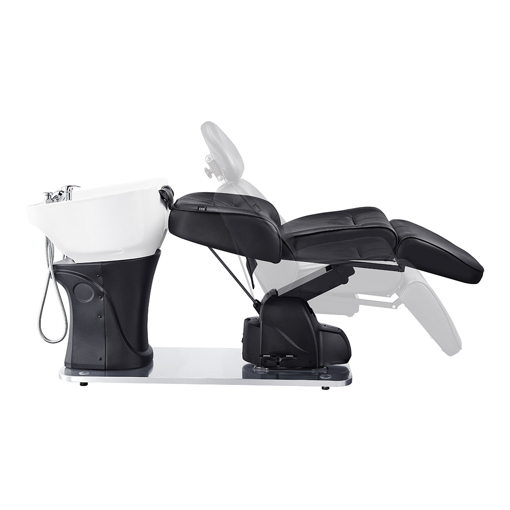 DIR Maximus Spa Salon Reclining Shampoo Bed with Rotating Seat