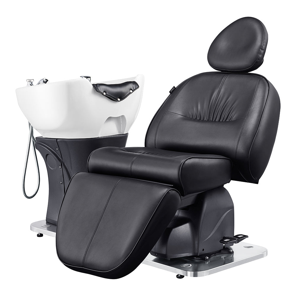 DIR Maximus Spa Salon Reclining Shampoo Bed with Rotating Seat