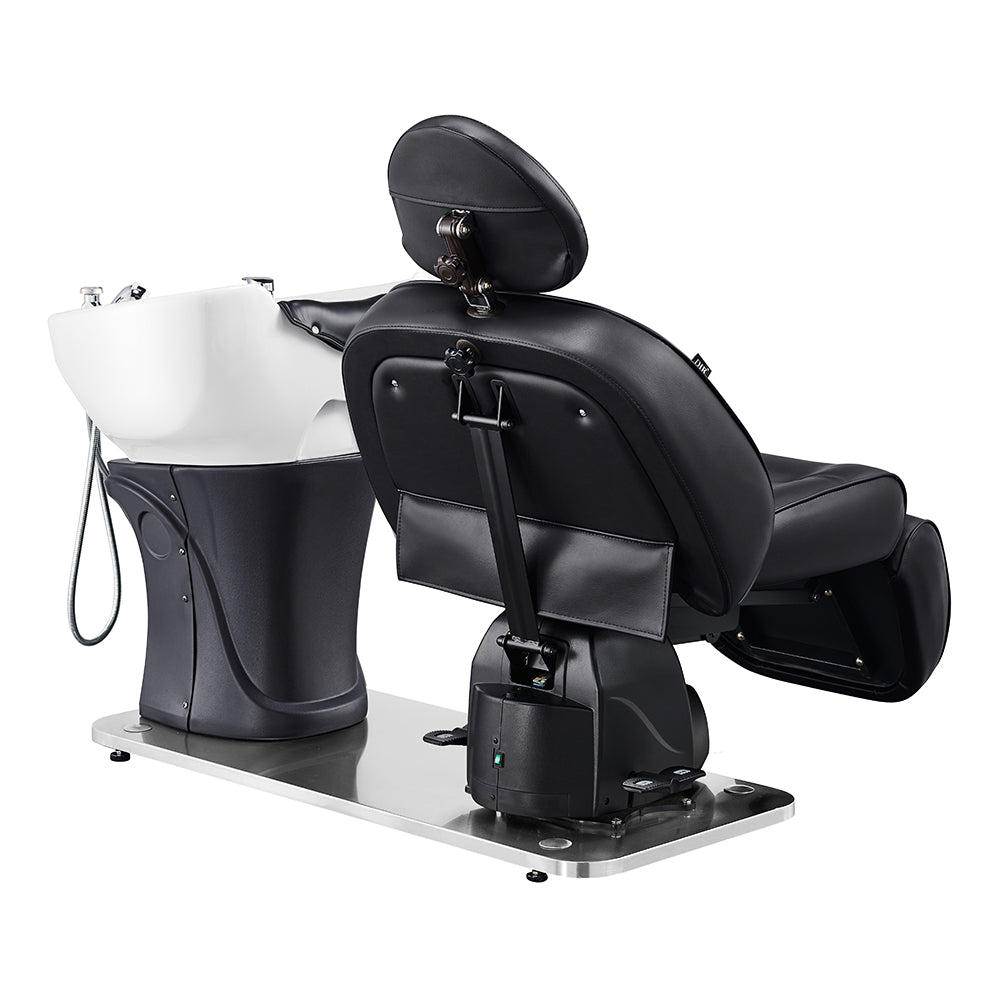 DIR Maximus Spa Salon Reclining Shampoo Bed with Rotating Seat