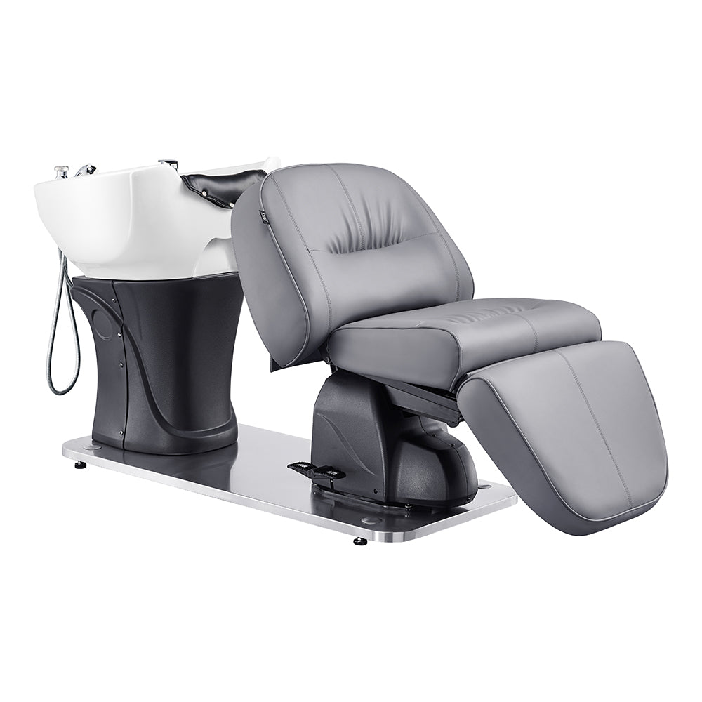 DIR Maximus Spa Salon Reclining Shampoo Bed with Rotating Seat