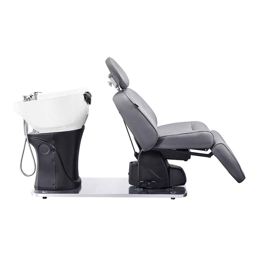 DIR Maximus Spa Salon Reclining Shampoo Bed with Rotating Seat