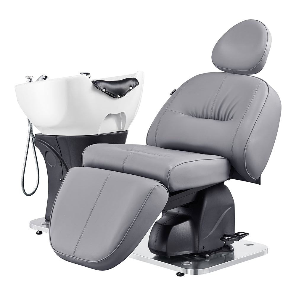 DIR Maximus Spa Salon Reclining Shampoo Bed with Rotating Seat