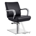 DIR Meteor Hydraulic Salon Chair - Black / Square Base