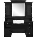 DIR Mohegan LED Barber Front Wash Station - Black