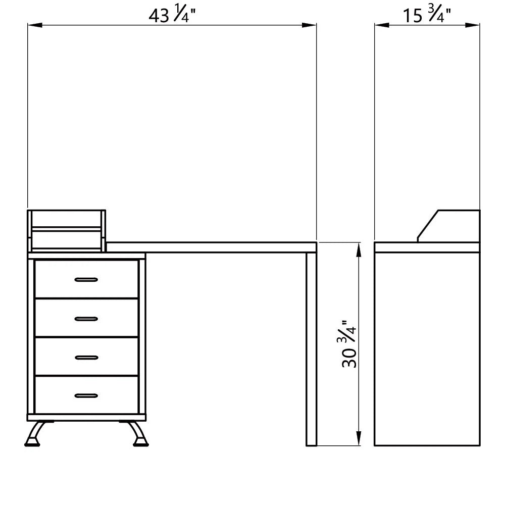 DIR Monoco Manicure Table with Dust Extractor