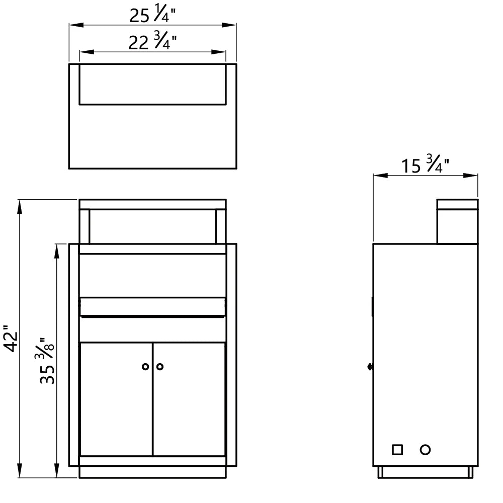 DIR Orsacchiotto LED lighted Small Reception Desk