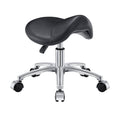 Nero Low Saddle Stool - Black