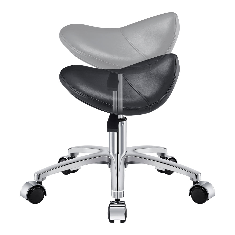 Nero Low Saddle Stool
