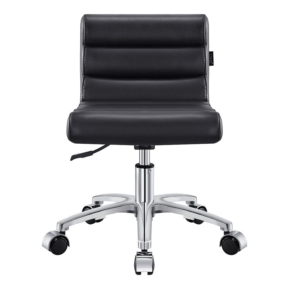 DIR Jockey Low Rolling Stool with Backrest