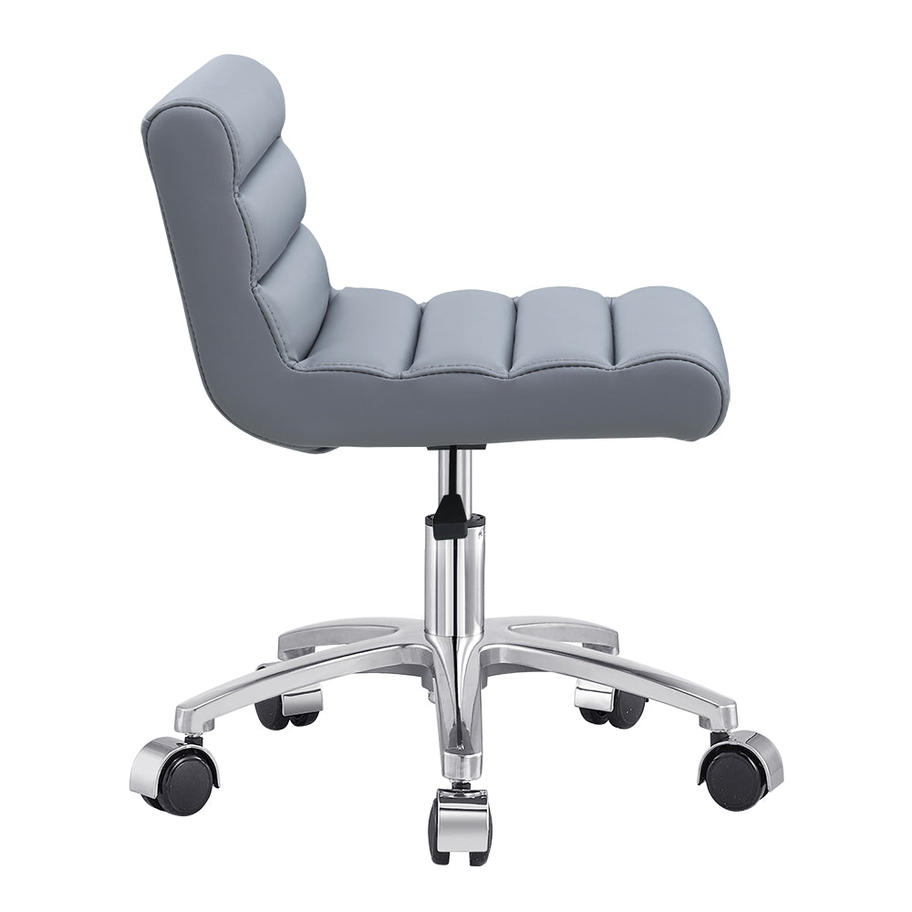 DIR Jockey Low Rolling Stool with Backrest