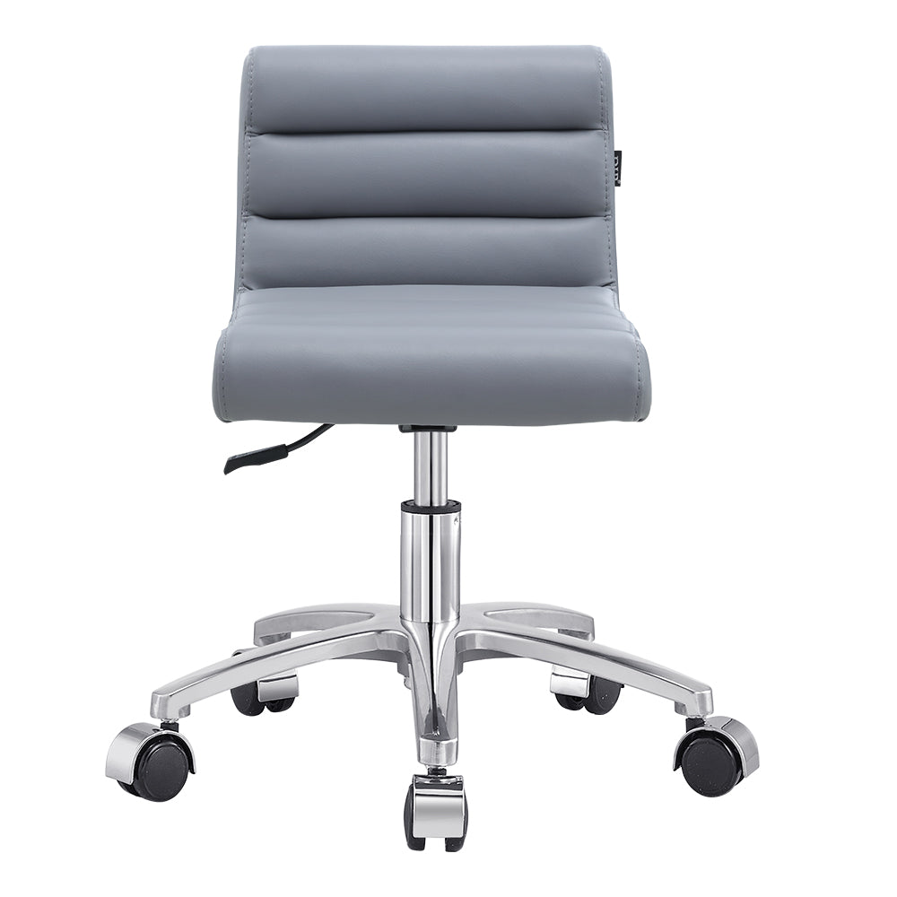 DIR Jockey Low Rolling Stool with Backrest
