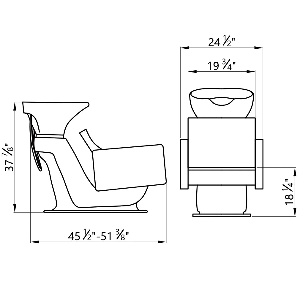 DIR Takaran Adjustable Shampoo Backwash Unit