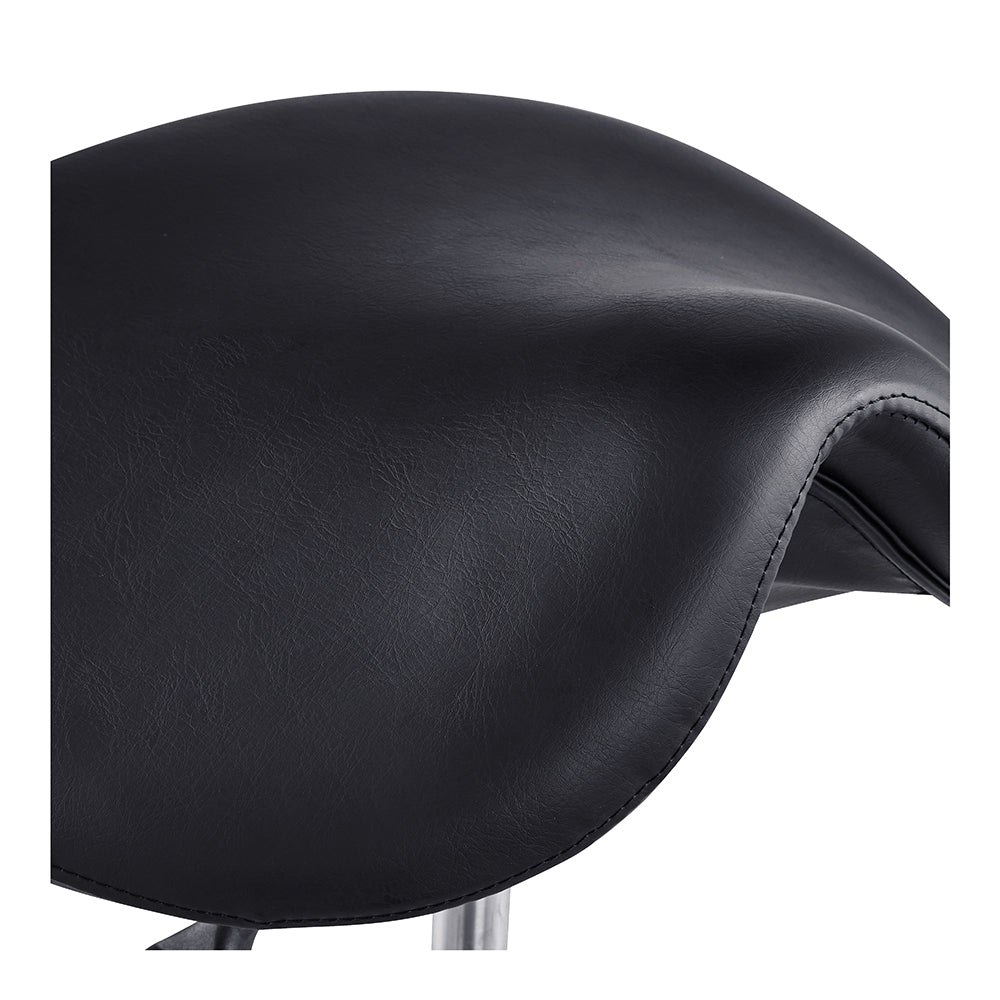 DIR Tao Rolling Saddle Stool with Back