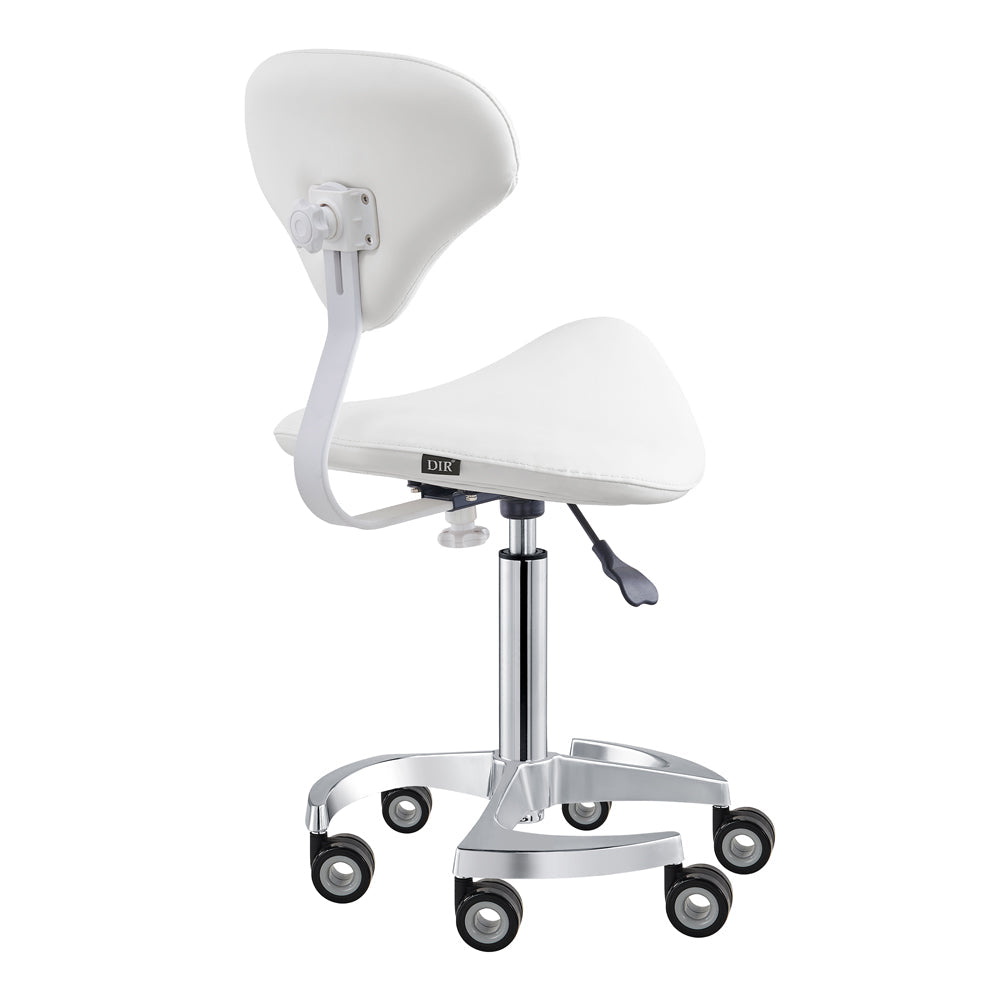 DIR Tao Rolling Saddle Stool with Back