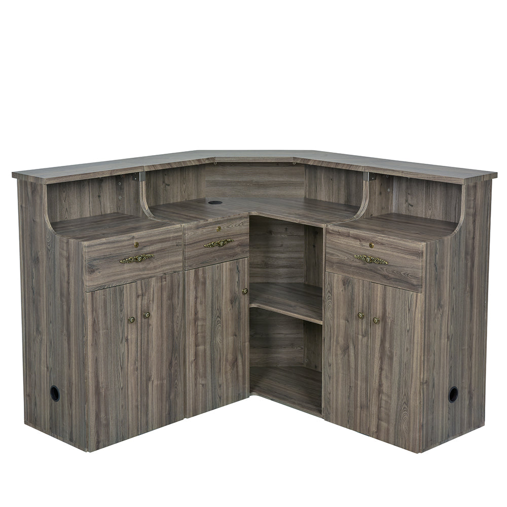 DIR Valencia Combination - LED Standing Reception Desk